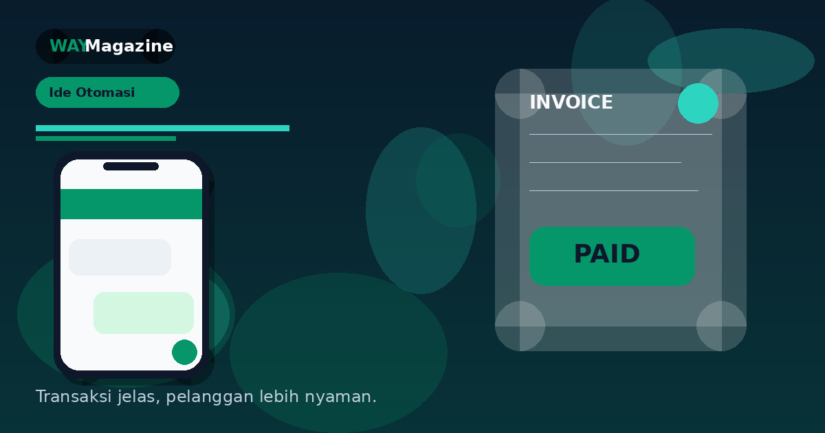 Kirim Invoice dan Dokumen lewat WhatsApp Tanpa Repot