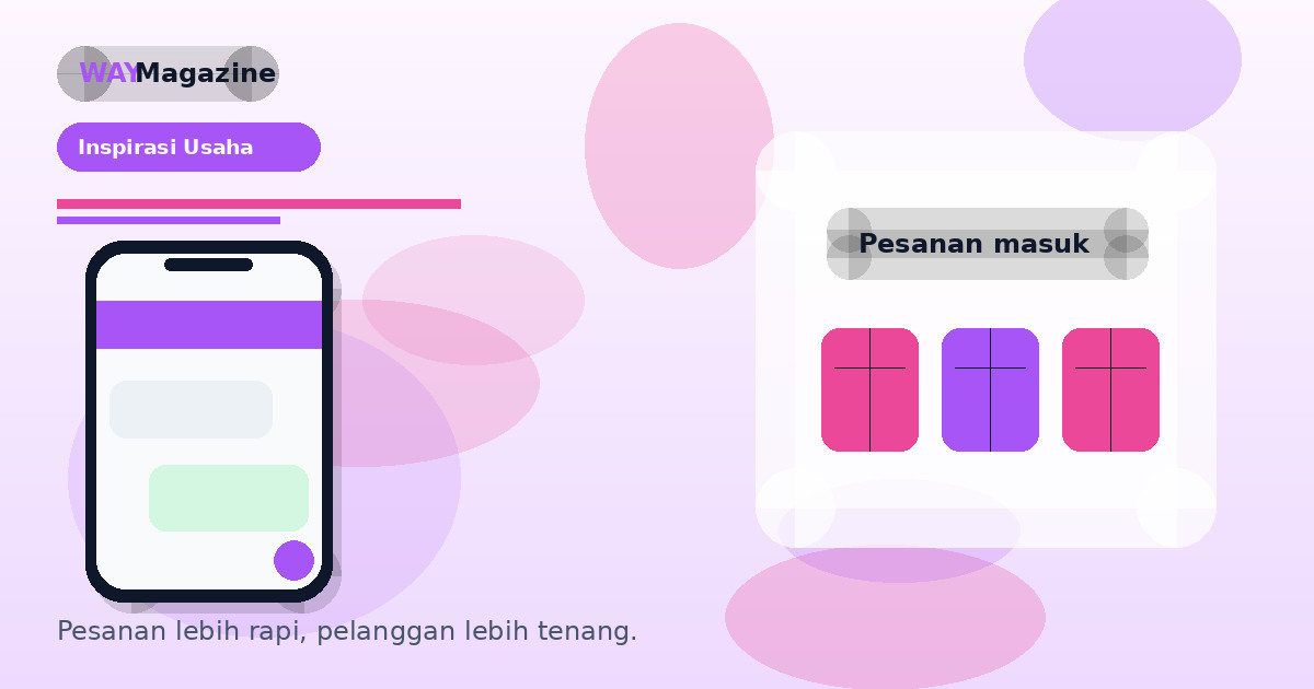 Marketplace Bisa Mengurangi Kebingungan Penjual dan Pembeli lewat WhatsApp